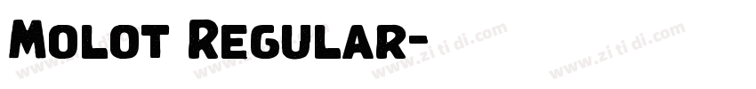 Molot Regular字体转换